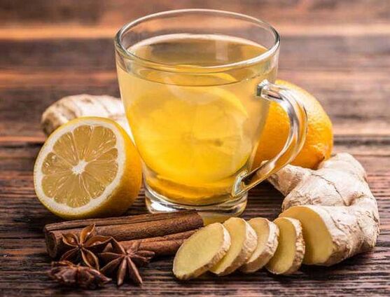 Туруктуу эрекция үчүн имбир, лимон, корица жана гвоздика менен чай